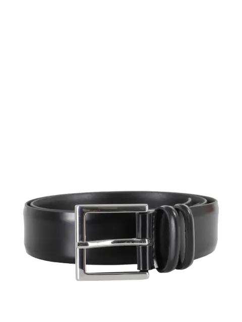 square-buckle leather belt by ORCIANI