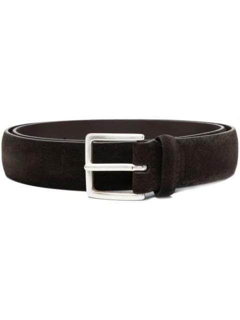 square-buckle suede belt by ORCIANI