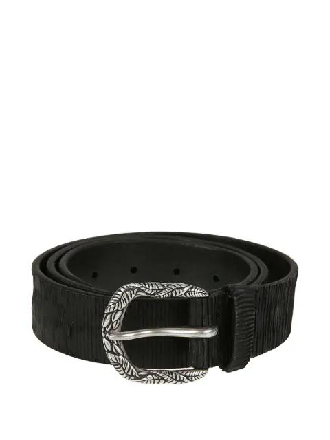 textured buckle belt by ORCIANI