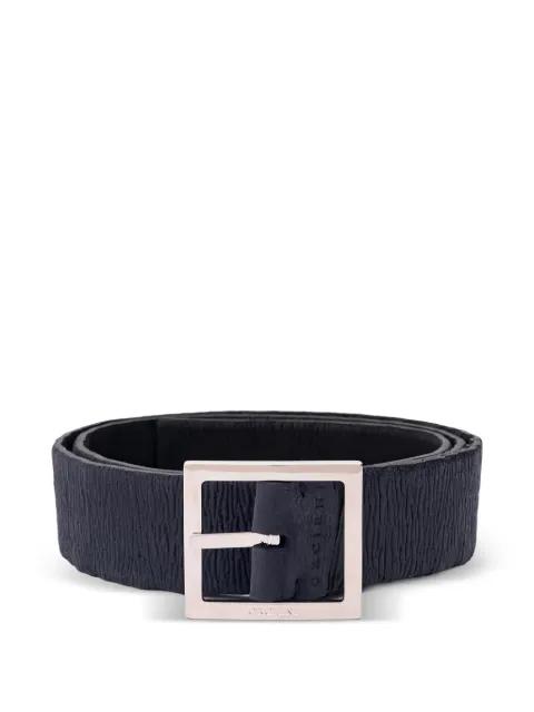 textured buckle-fastening belts by ORCIANI