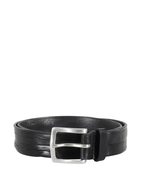 textured leather belt by ORCIANI