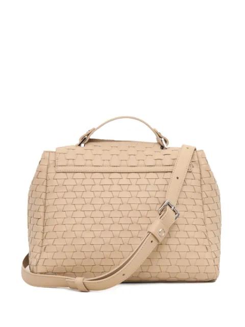 woven leather shoulder bag by ORCIANI