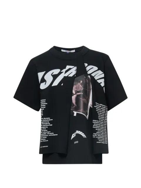 astronaut print T-shirt by ORDINARY COUTURE CODE