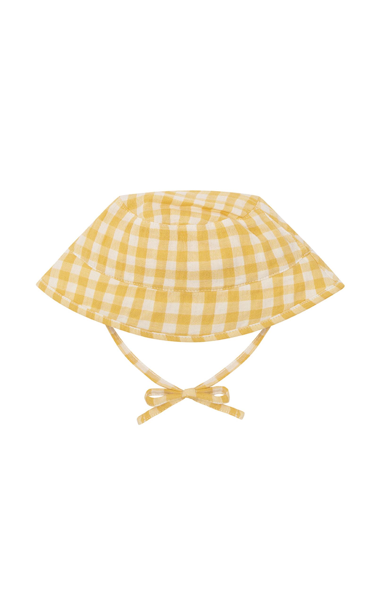 Organic ZOO Honeycomb Gingham Bucket Sun Hat - Moda Operandi by ORGANIC ZOO