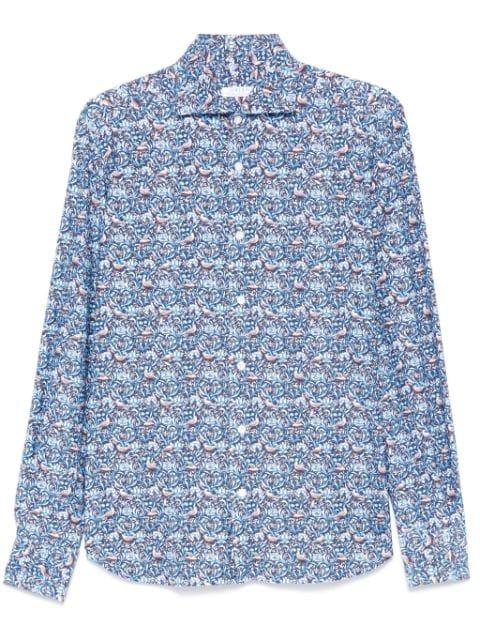 graphic-print shirt by ORIAN