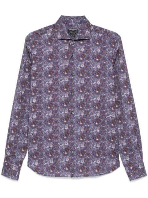 paisley print shirt by ORIAN