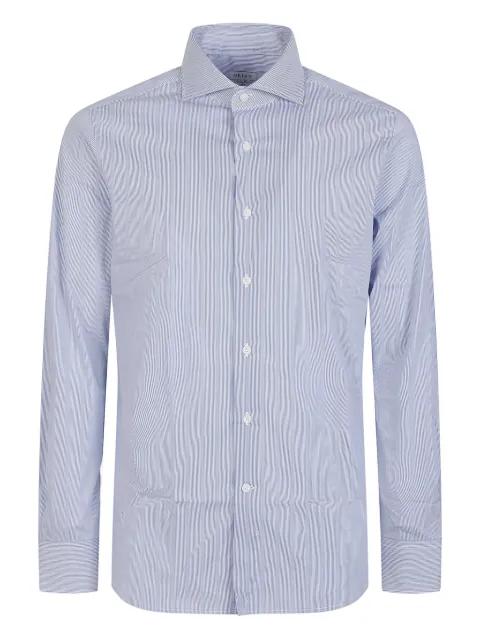 striped cotton shirt by ORIAN