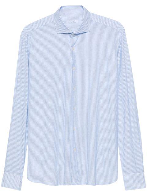 striped stretch shirt by ORIAN