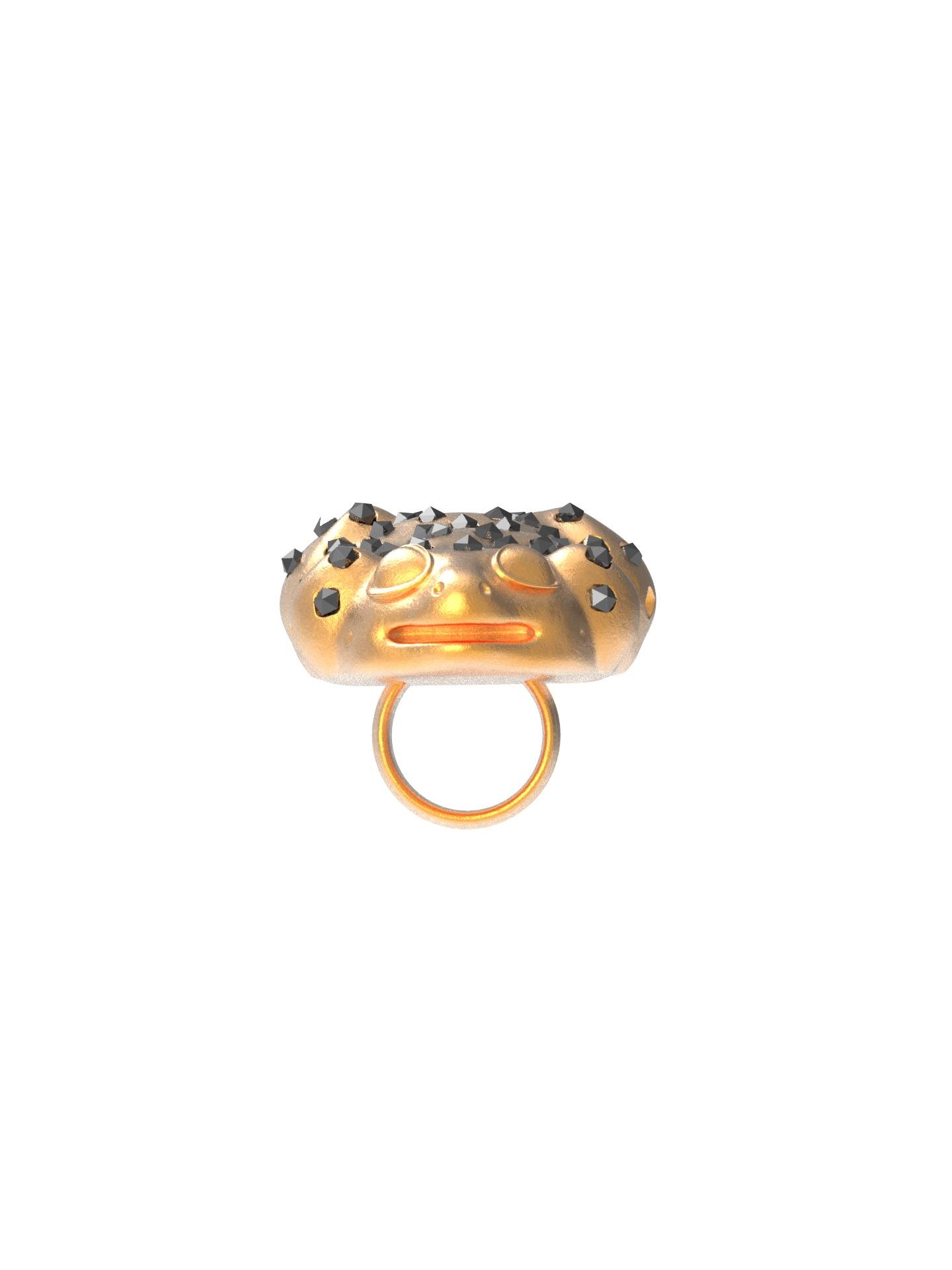 AKAN FROG RING by ORIGHO