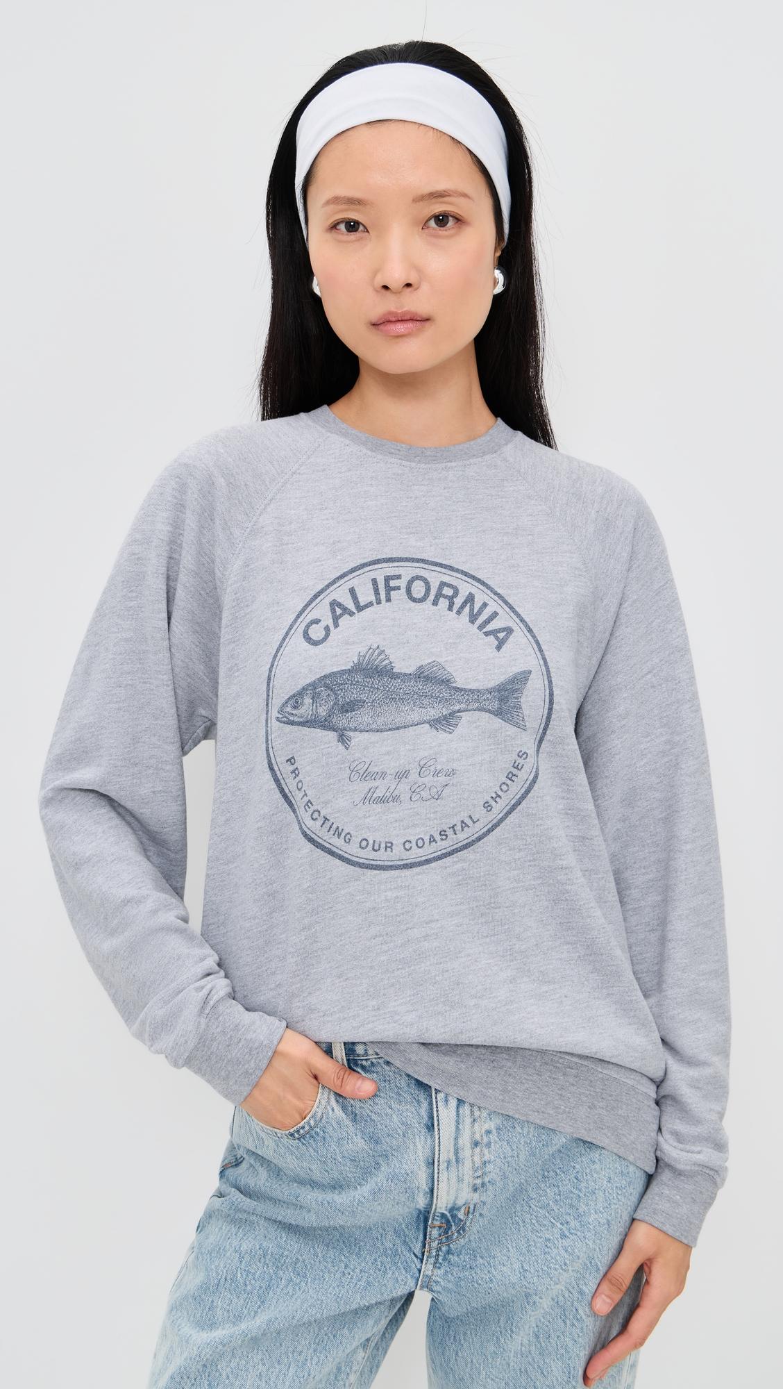 California Clean Up Sweatshirt by ORIGINAL RETRO BRAND California Clean Up Sweatshirt by ORIGINAL RETRO BRAND