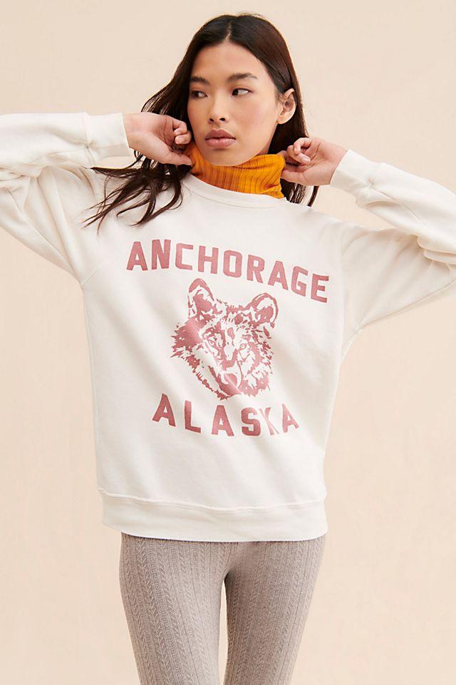 Original Retro Brand Anchorage Alaska Sweatshirt by ORIGINAL RETRO BRAND