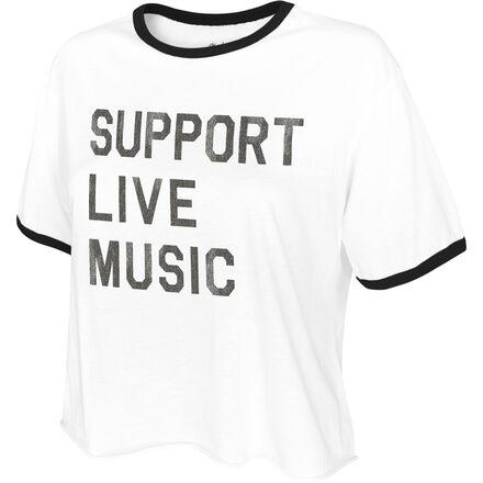 Support Live Music T-Shirt by ORIGINAL RETRO BRAND