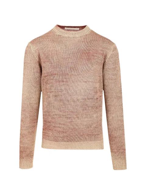 crew-neck linen sweater by ORIGINAL VINTAGE STYLE