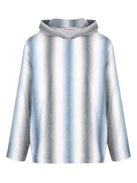 Beige Benham Oasis Striped Hoodie by ORLEBAR BROWN