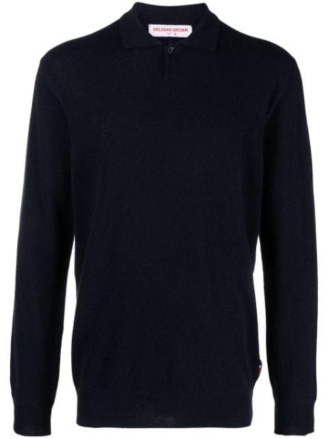 Bruno longsleeved cashmere polo shirt by ORLEBAR BROWN