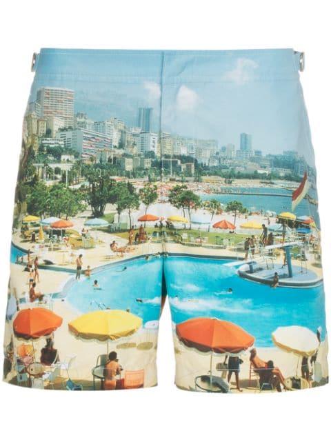 Bulldog Monte Carlo-print swim shorts by ORLEBAR BROWN
