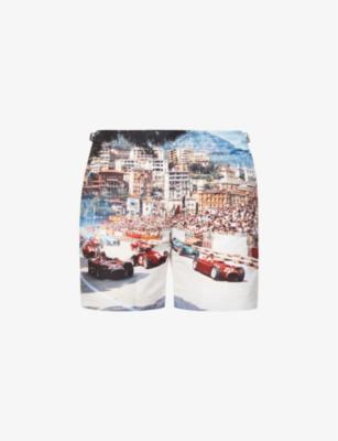 Bulldog photo-printed swim shorts by ORLEBAR BROWN