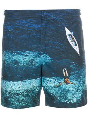 Bulldog photograph-print swim shorts by ORLEBAR BROWN