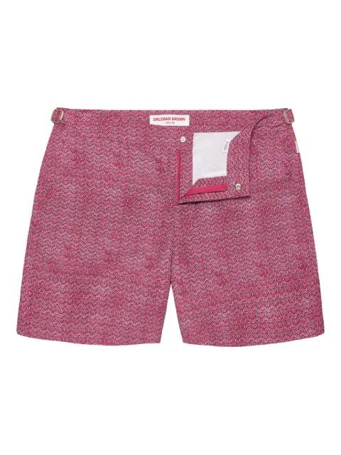 Bulldog ripcord-print swim shorts by ORLEBAR BROWN