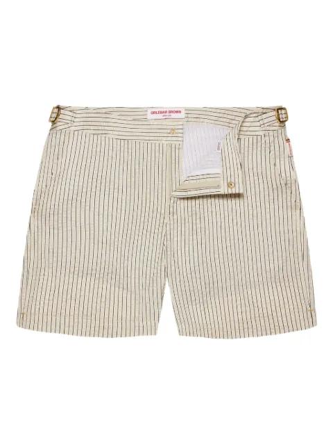 Bulldog stripe swim shorts by ORLEBAR BROWN