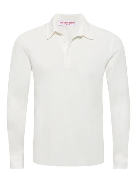 Garfield long-sleeved polo shirt by ORLEBAR BROWN