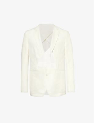 Garret single-breasted notch-lapel linen-blend blazer by ORLEBAR BROWN