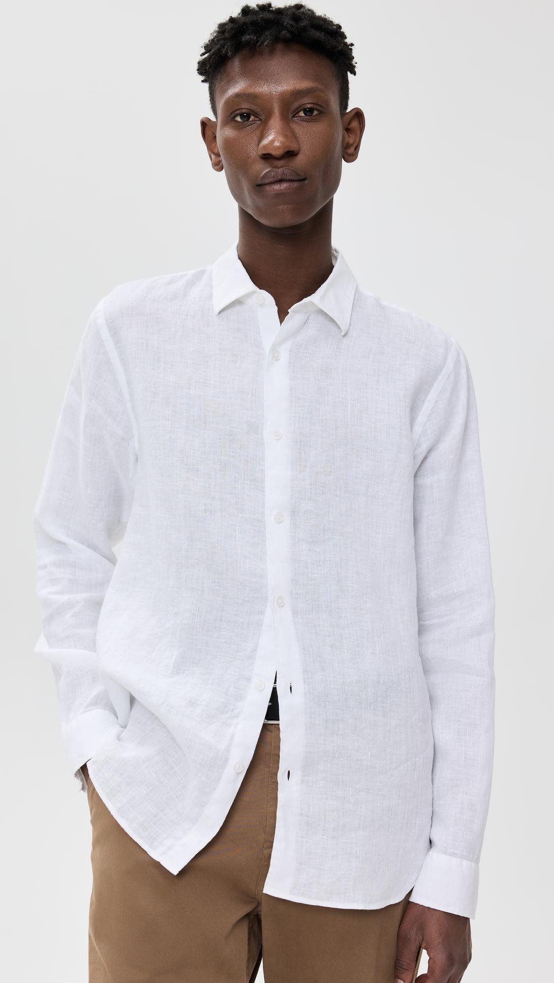 Giles Linen Button Down Shirt by ORLEBAR BROWN