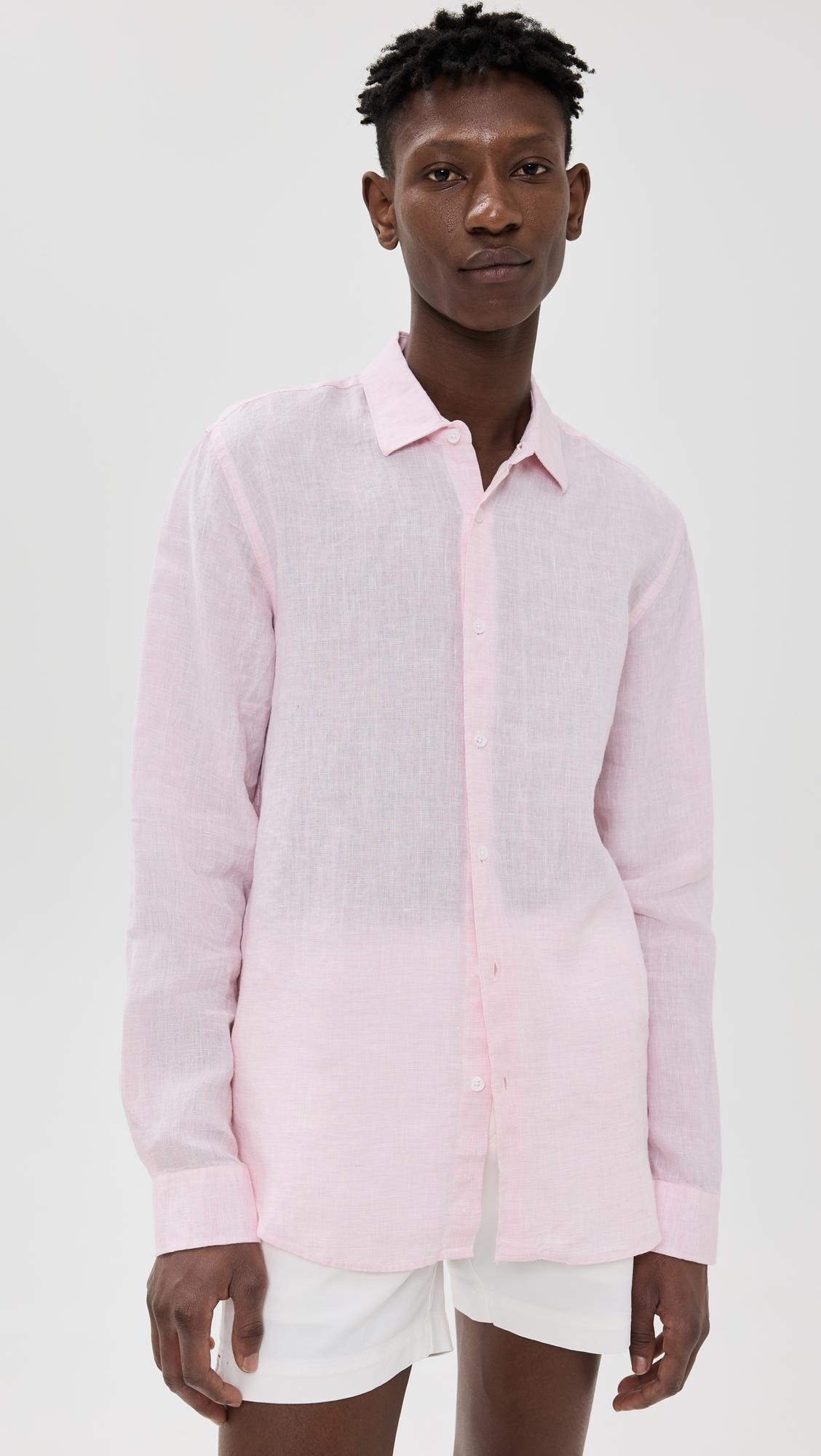 Giles Linen Button Down Shirt by ORLEBAR BROWN