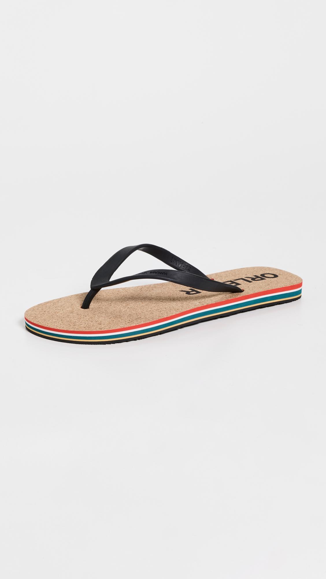 Haston Ob Stripe Flip Flops by ORLEBAR BROWN