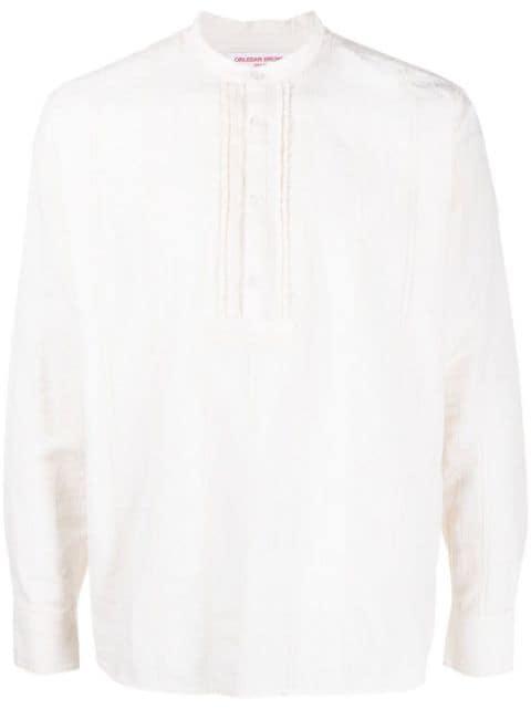 Hemlock striped henley shirt by ORLEBAR BROWN