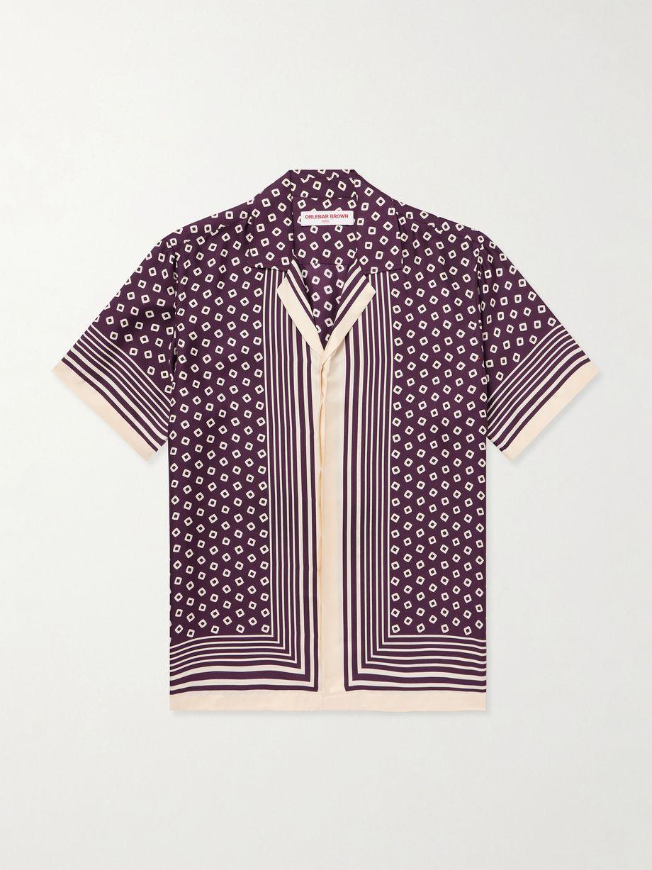 Maitan Camp-Collar Printed Silk-Twill Shirt by ORLEBAR BROWN Maitan Camp-Collar Printed Silk-Twill Shirt by ORLEBAR BROWN