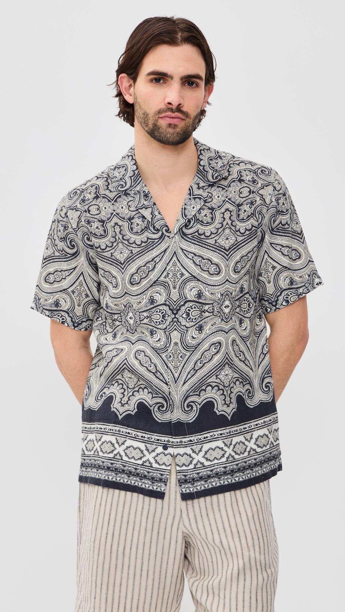 Maitan Linen Carnival Shirt by ORLEBAR BROWN