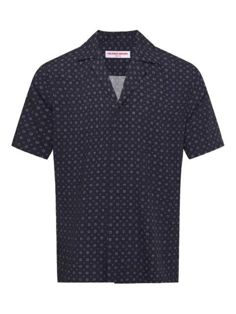 Maitan Solstice printed short-sleeve shirt by ORLEBAR BROWN Maitan Solstice printed short-sleeve shirt by ORLEBAR BROWN