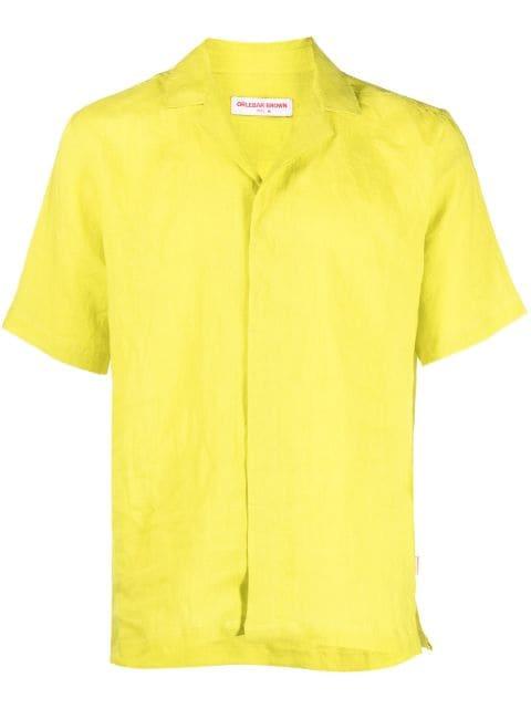 Maitan linen short-sleeve shirt by ORLEBAR BROWN