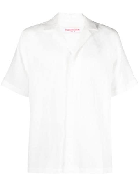 Maitan short-sleeved linen shirt by ORLEBAR BROWN