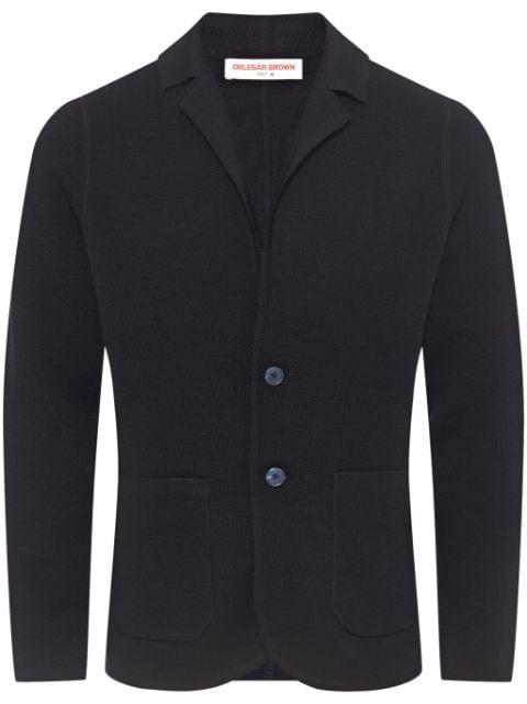 Rainer single-breasted merino blazer by ORLEBAR BROWN