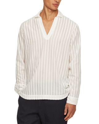 Ridley Tonal Chenille Stripe Shirt by ORLEBAR BROWN