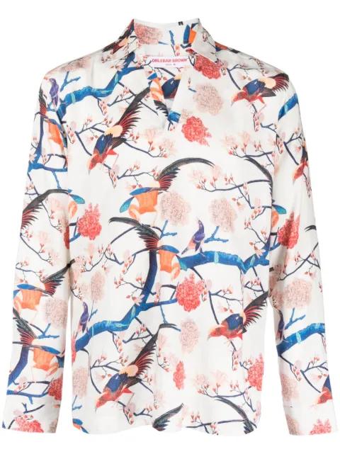 Ridley graphic-print long-sleeve shirt by ORLEBAR BROWN
