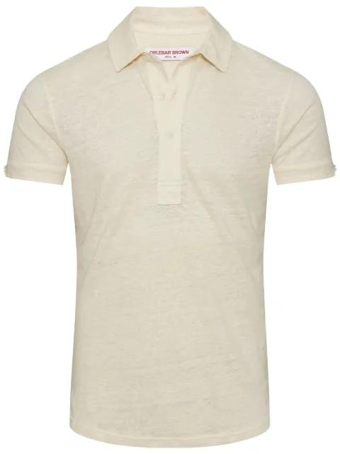 Sebastian linen polo shirt by ORLEBAR BROWN