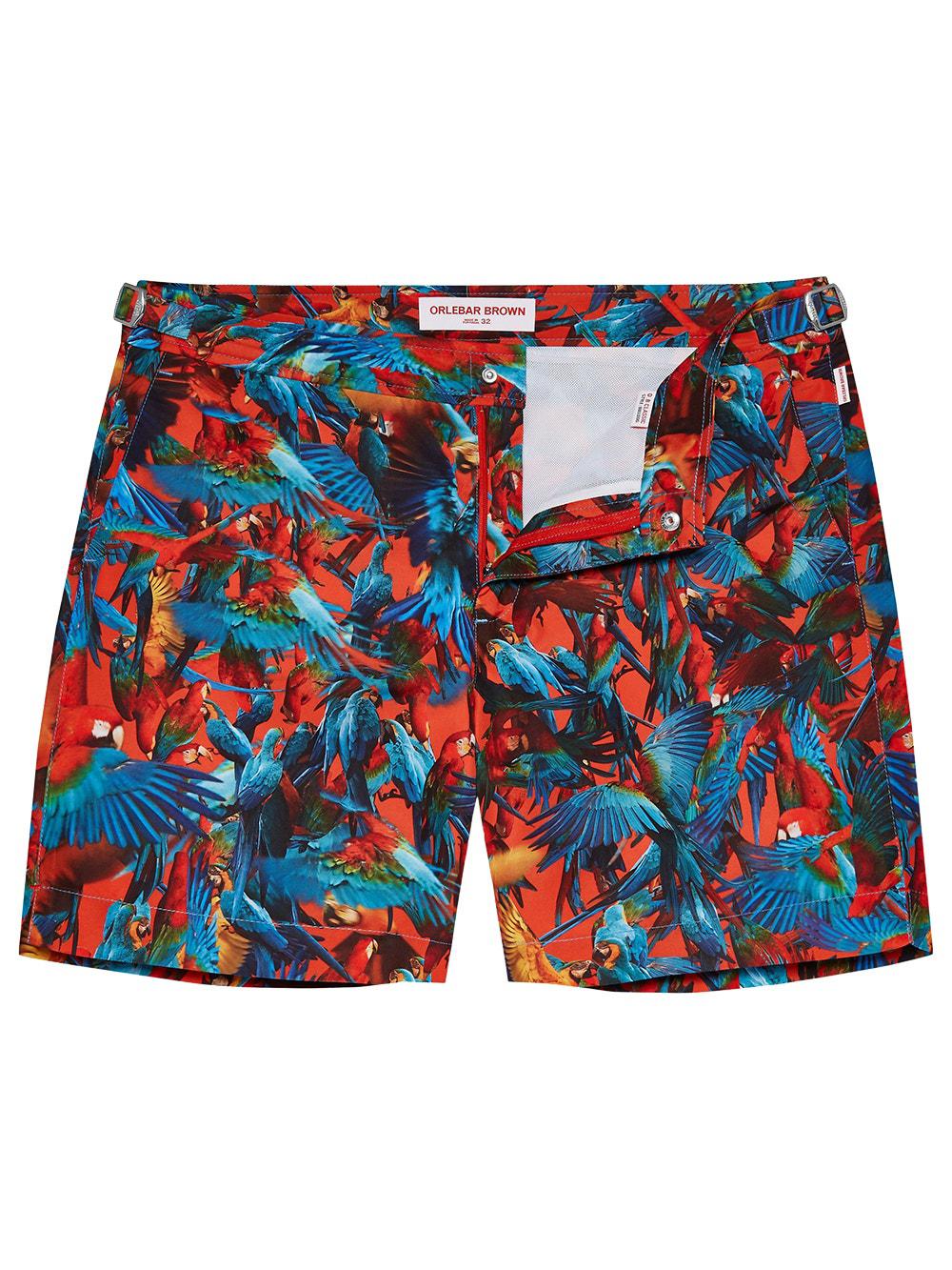 Swim Trunks Parrot Pandemonium by ORLEBAR BROWN | jellibeans