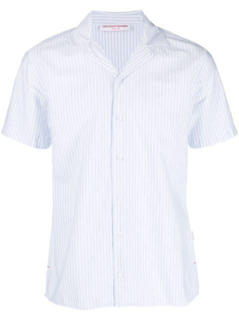 Travis striped short-sleeve shirt by ORLEBAR BROWN