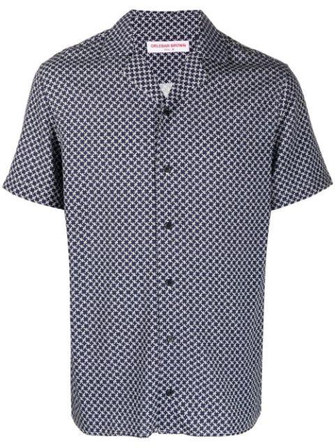 all-over graphic-print shirt by ORLEBAR BROWN