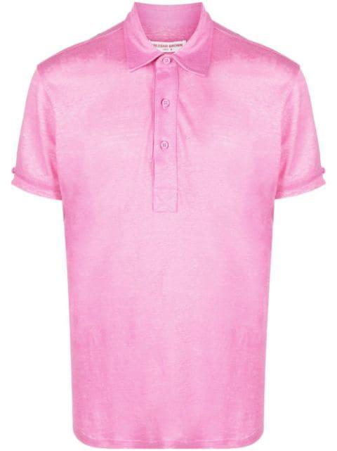 button-placket linen polo shirt by ORLEBAR BROWN