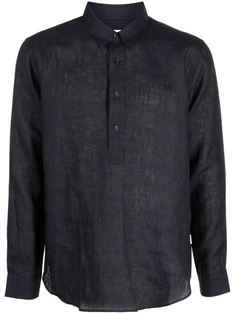 long-sleeve linen shirt by ORLEBAR BROWN