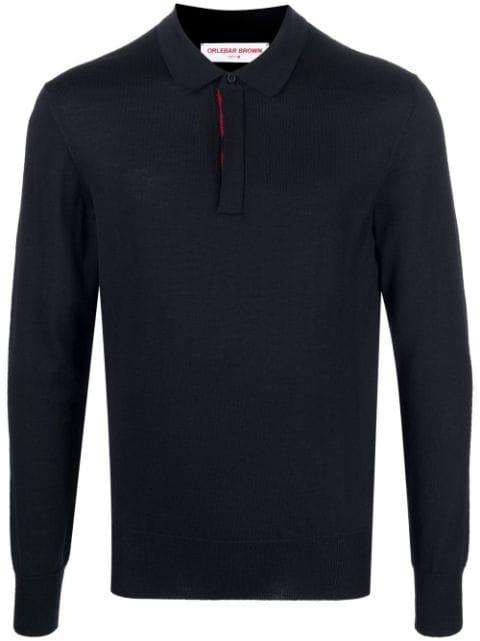 long-sleeve polo shirt by ORLEBAR BROWN