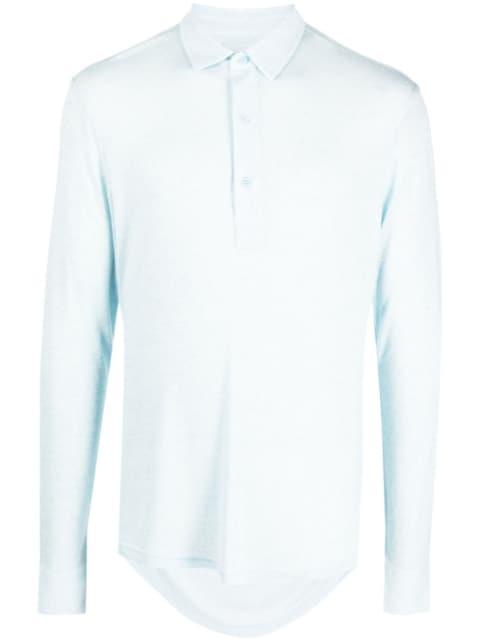 piqué long-sleeve polo shirt by ORLEBAR BROWN