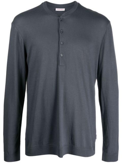 plain short-button jersey by ORLEBAR BROWN