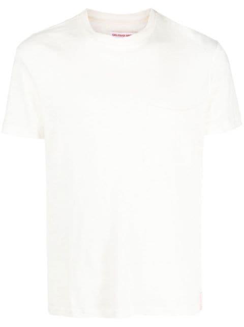 short-sleeve linen-flax T-shirt by ORLEBAR BROWN