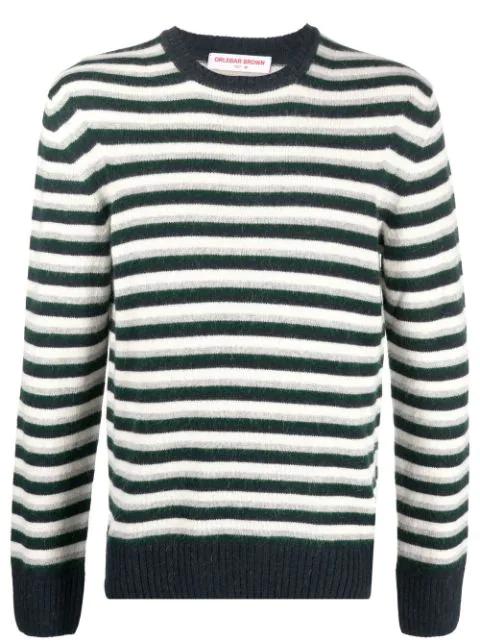 stripe-print knit jumper by ORLEBAR BROWN