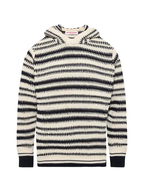 striped hoodied jumper by ORLEBAR BROWN